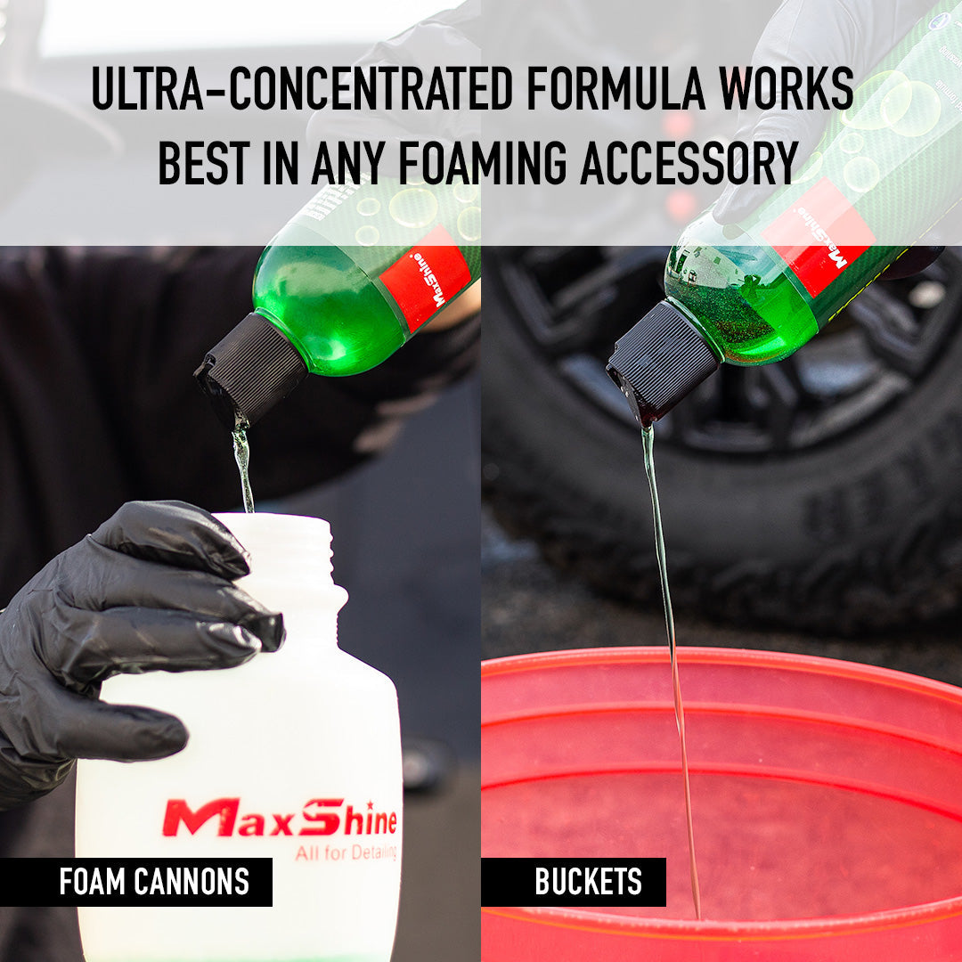 Foam Cleanser pH Neutral Ultra Foaming Wash Ultra Foaming Wash is a car wash foam cleanser that produces thick suds and safely removes dirt, grime, and