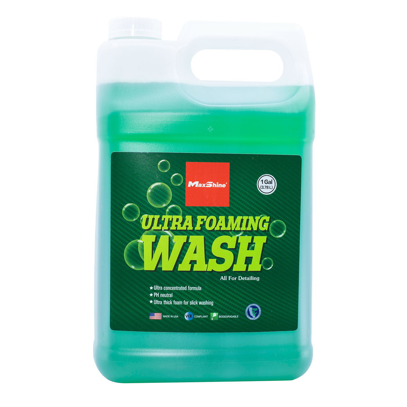 Foam Cleanser pH Neutral Ultra Foaming Wash Ultra Foaming Wash is a car wash foam cleanser that produces thick suds and safely removes dirt, grime, and