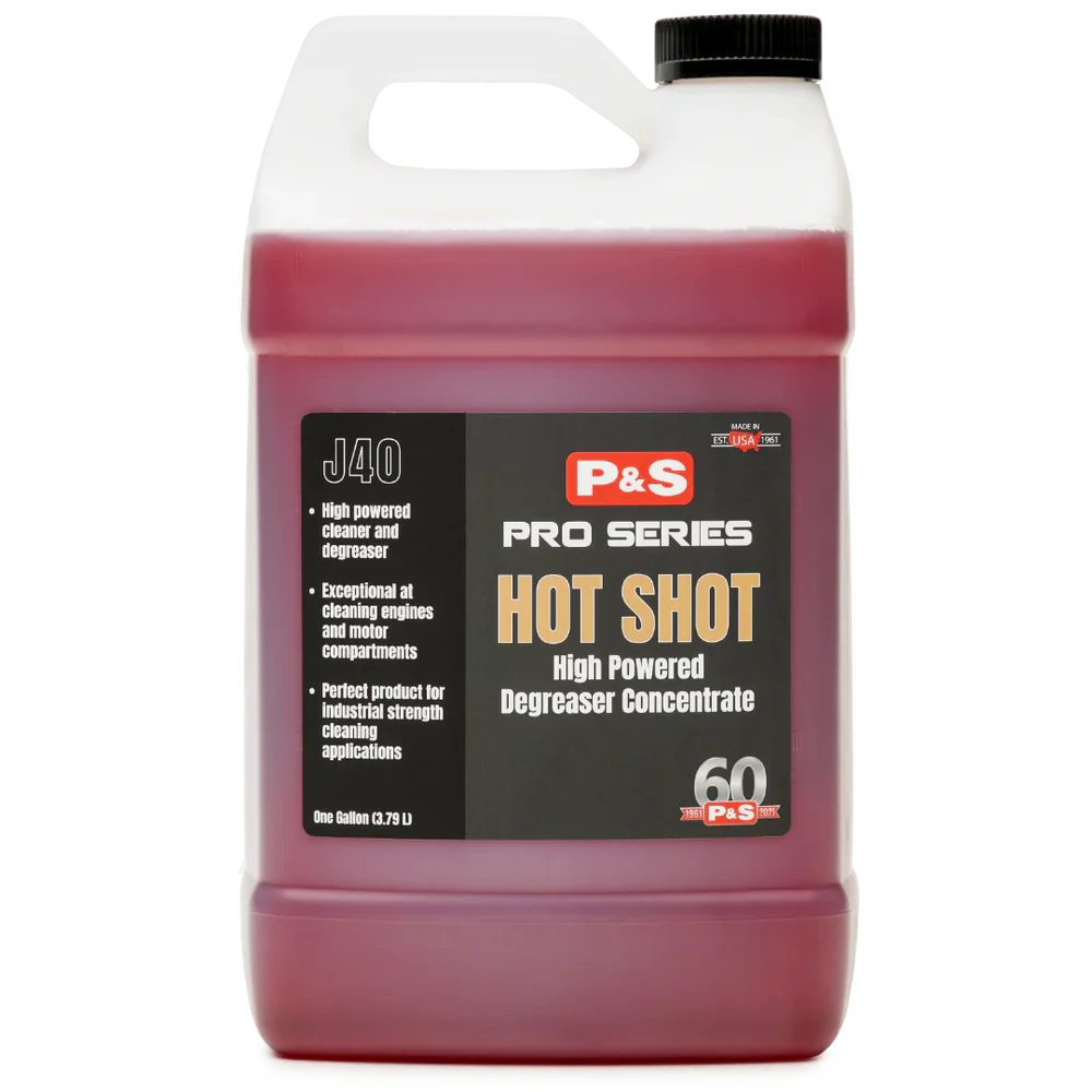 P&S Detailing Products P&S HOT SHOT POWER DEGREASER GALLON in use - professional detailing application