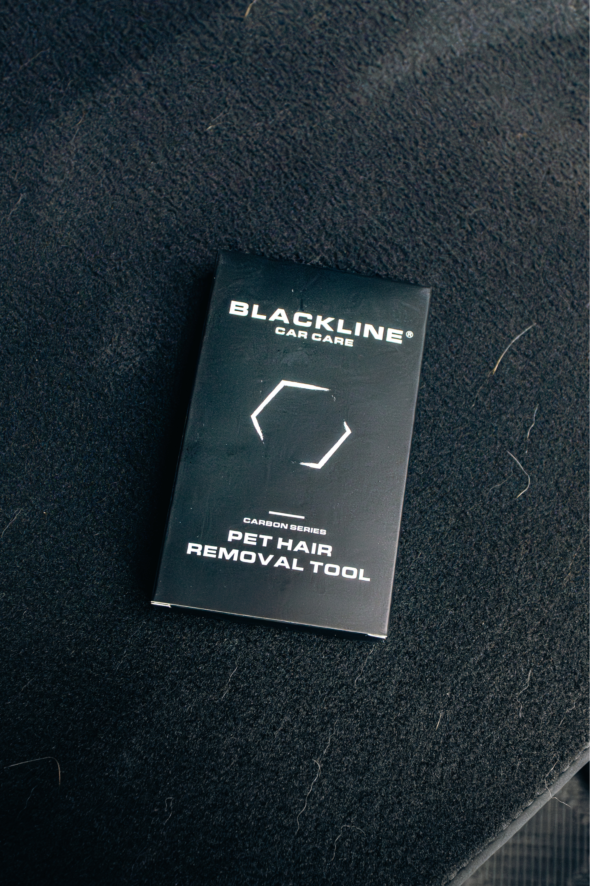 Blackline Car Care BLACKLINE® PET HAIR BRUSH product closeup - auto detailing equipment
