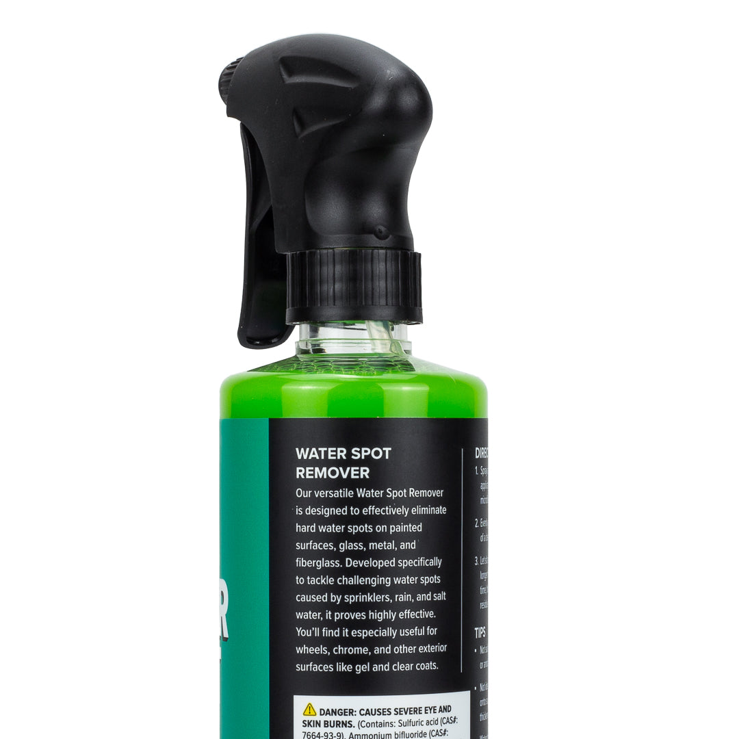 Water Spot Remover Tackle Tough Water Spots Effortlessly The Water Spot Remover is a powerful yet gentle formula that easily eliminates stubborn water spots on