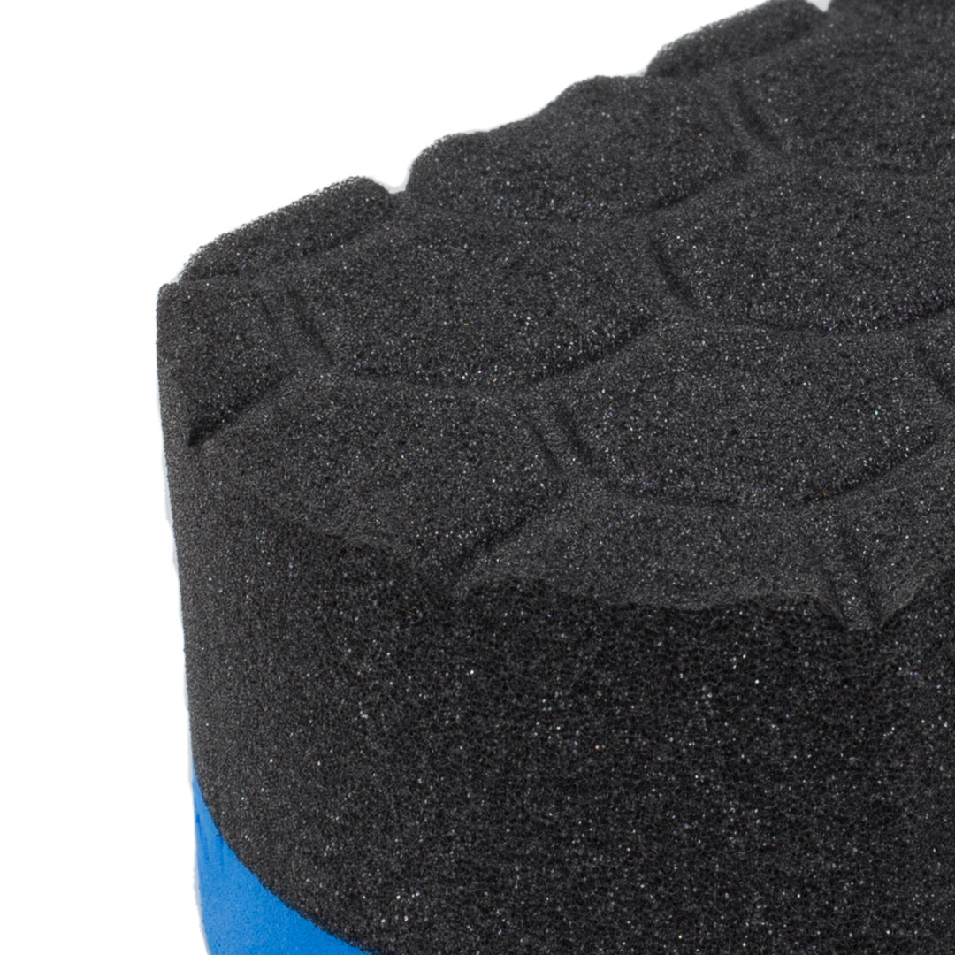 Textured Waxing Foam Applicator Hex-Textured Waxing Foam Applicator is soft enough to apply to delicate surfaces or opt for light Tire Shine on your wheels