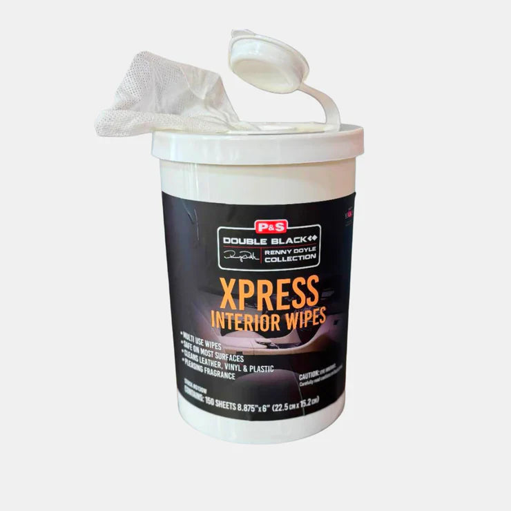 P&S Detailing Products P&S Xpress Interior Wipes in use - professional detailing application
