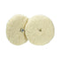 Wool Buffing Pads 9in Pads for Rotary Polisher Rotary Wool Buffing Pads are constructed from 100% Australian wool which effortlessly tackle heavy swirling