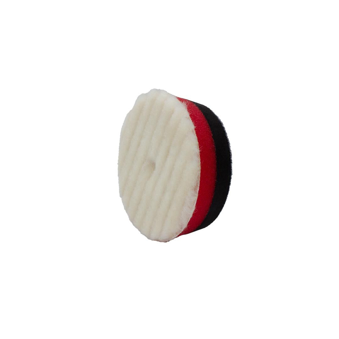 Maxshine Wool Cutting Pads Rubber Backed - 3in, 5in, 6in - detail shot 6