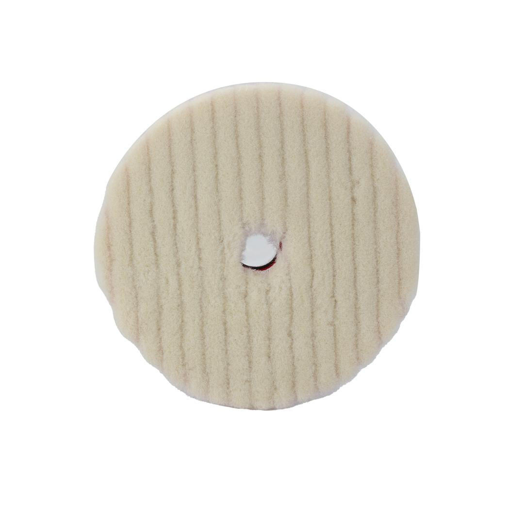 Maxshine Wool Cutting Pads Rubber Backed - 3in, 5in, 6in - detail shot 8