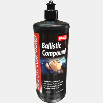P&S Detailing Products P&S BALLISTIC MAX CUT COMPOUND QRT in use - professional detailing application