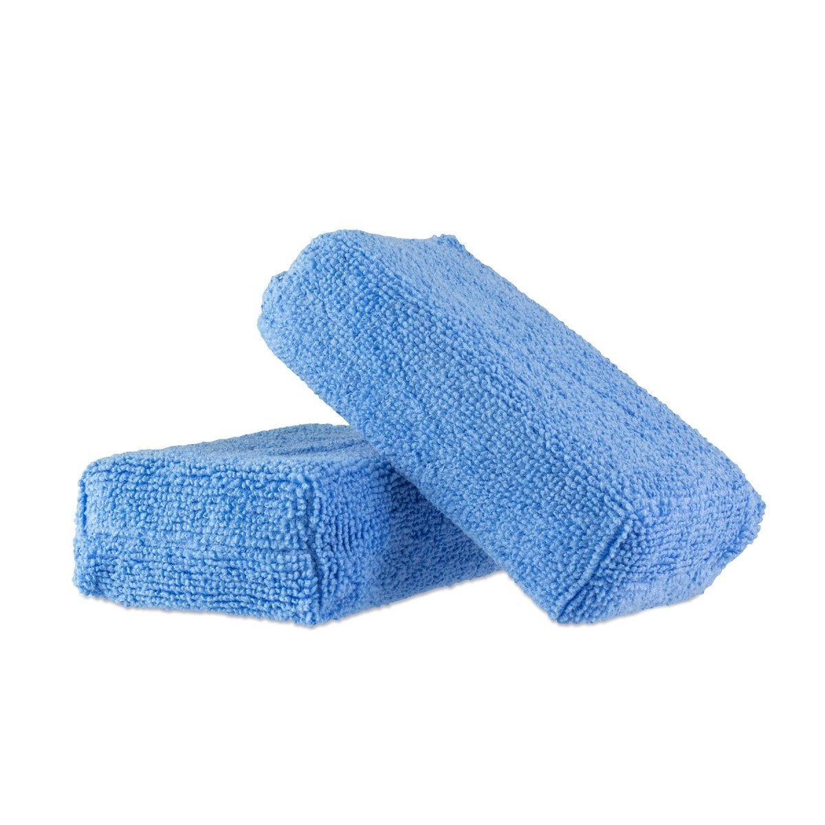 Blue Rectangular Microfiber Applicator Pads