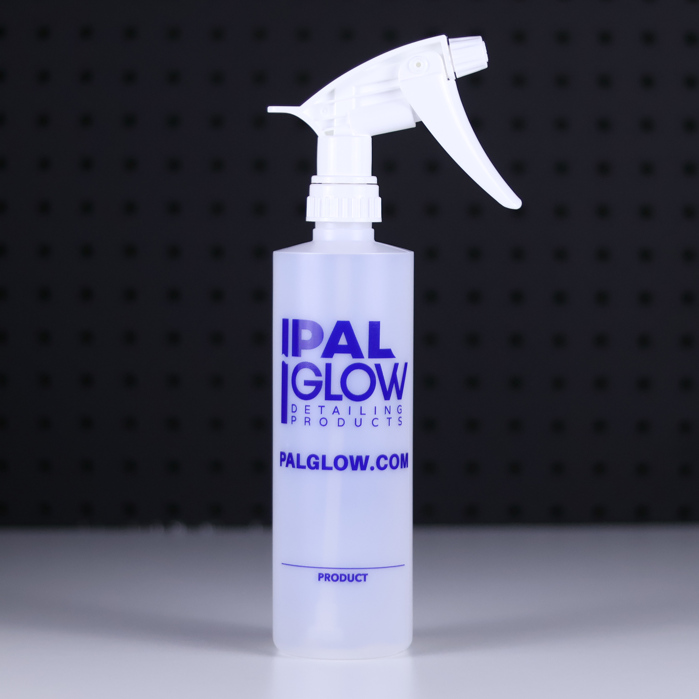 PalGlow Pal Glow Container Dilution Bottle with Heavy Duty Sprayer 16oz - professional auto detailing tool accessory