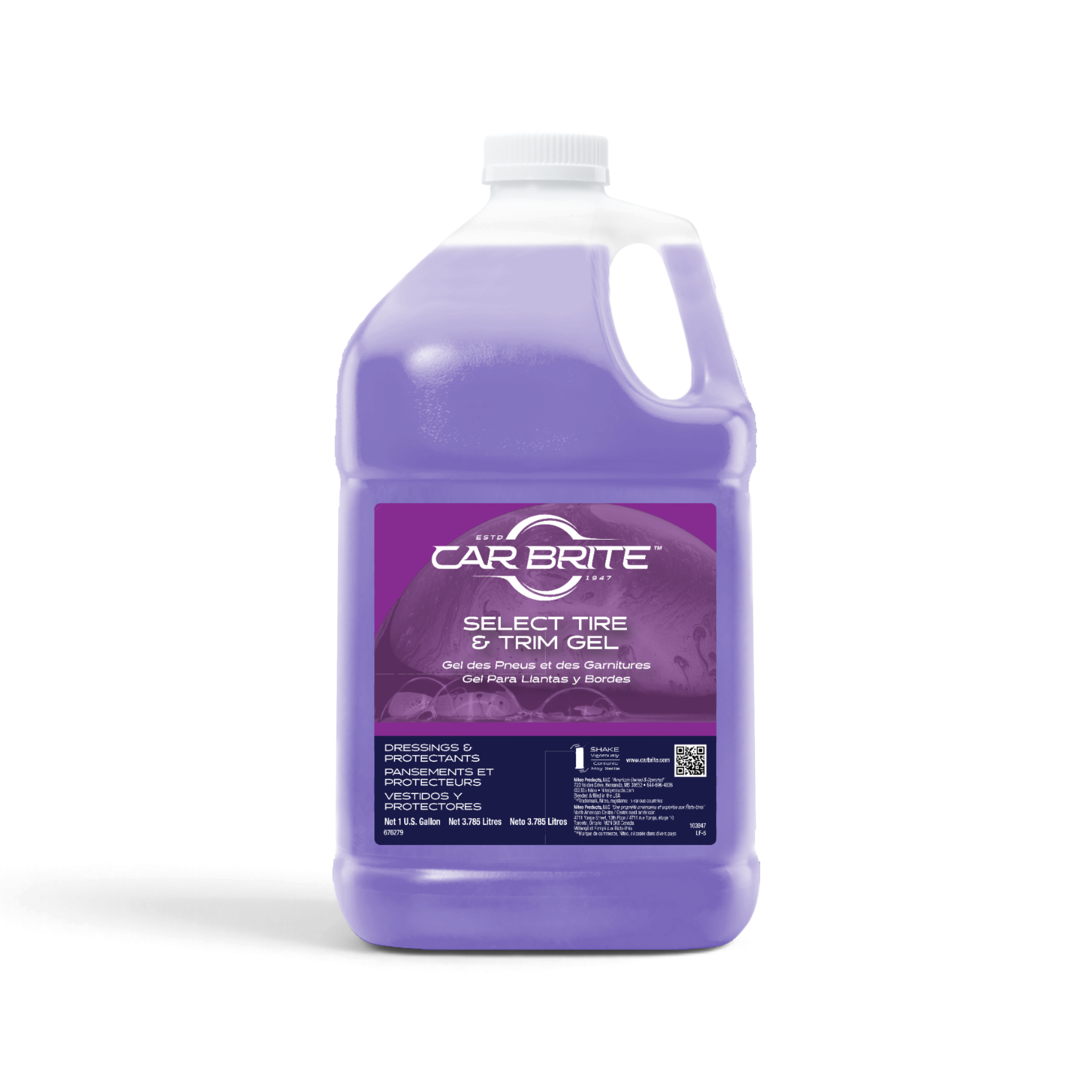 Car Brite Select Tire & Trim Gel - 1 Gallon official manufacturer image