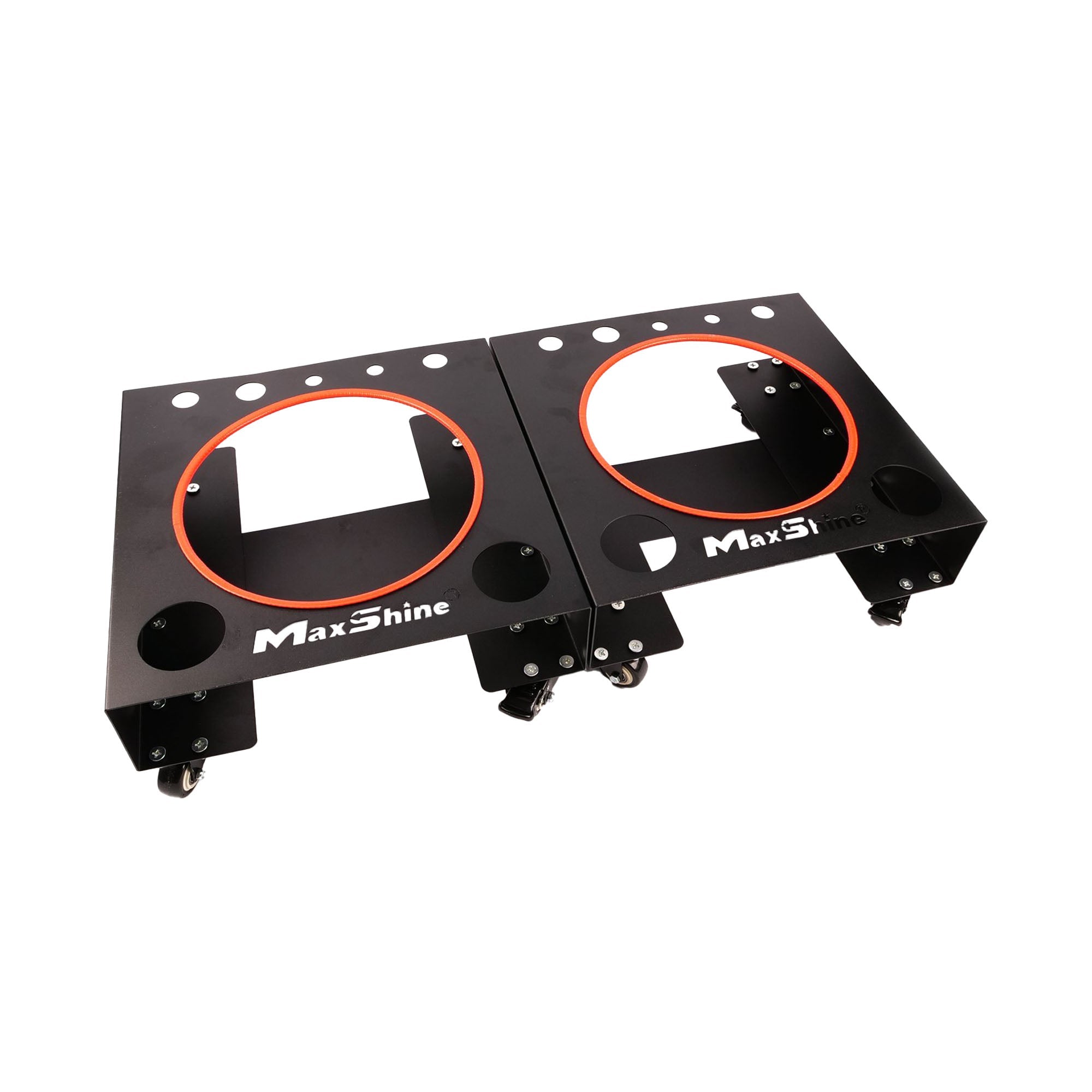 Detailing Bucket Dolly This detailing bucket dolly is a must-have for any car enthusiast. It easily holds most standard buckets and features two locking