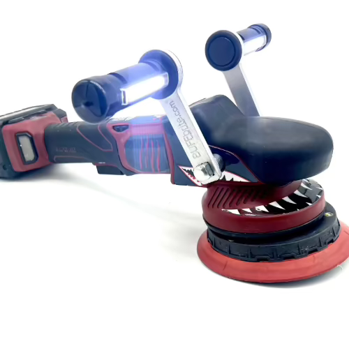 Want a Bargain? Get 2 Flamethrower lll polishing lights (the second is 1/2 Off) and a Free mounting hub with this kit. (Best kit for a dual action polisher)