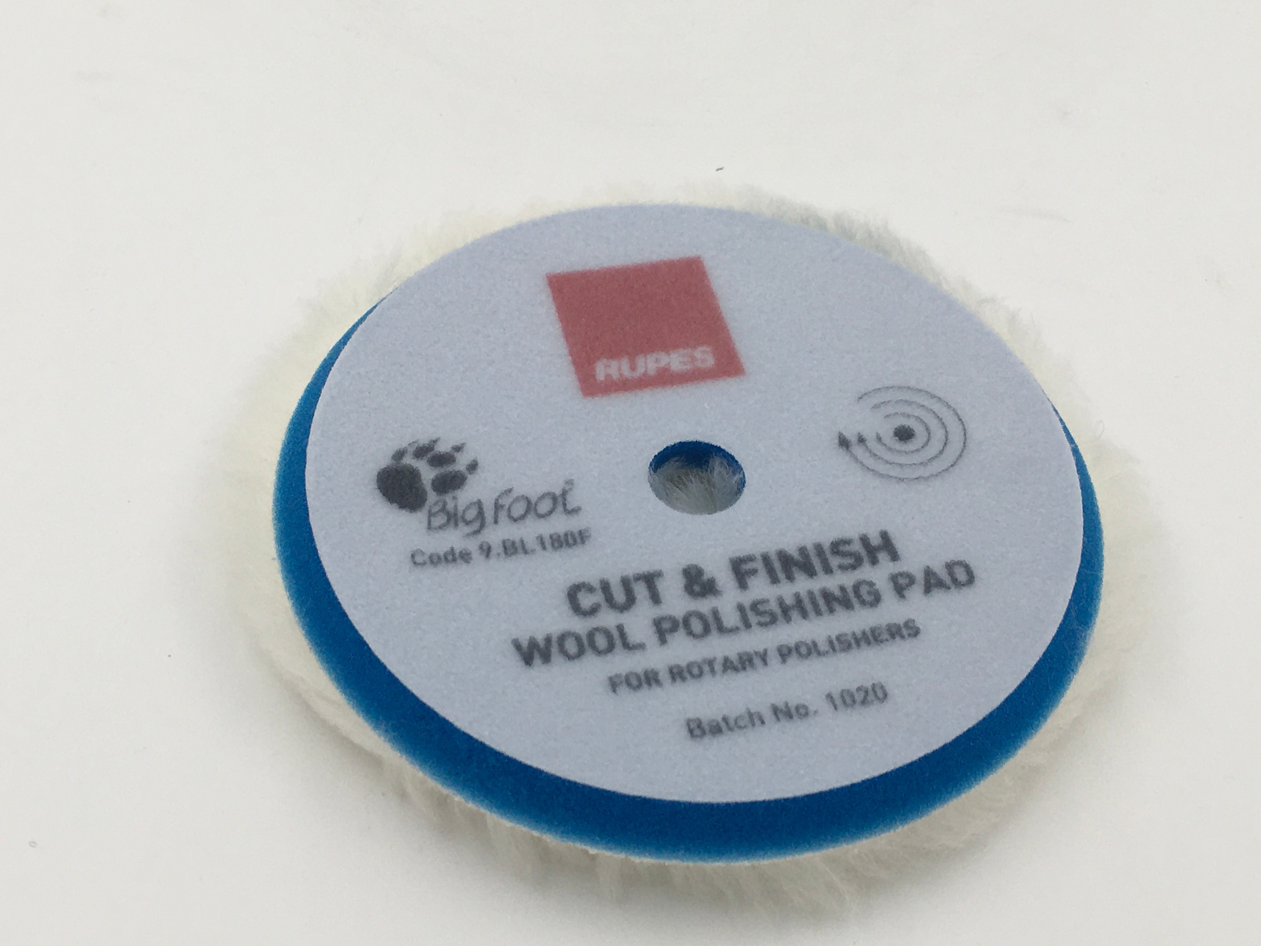 RUPES Cut & Finish Wool Polishing Pad for RUPES paint correction and detailing workflows
