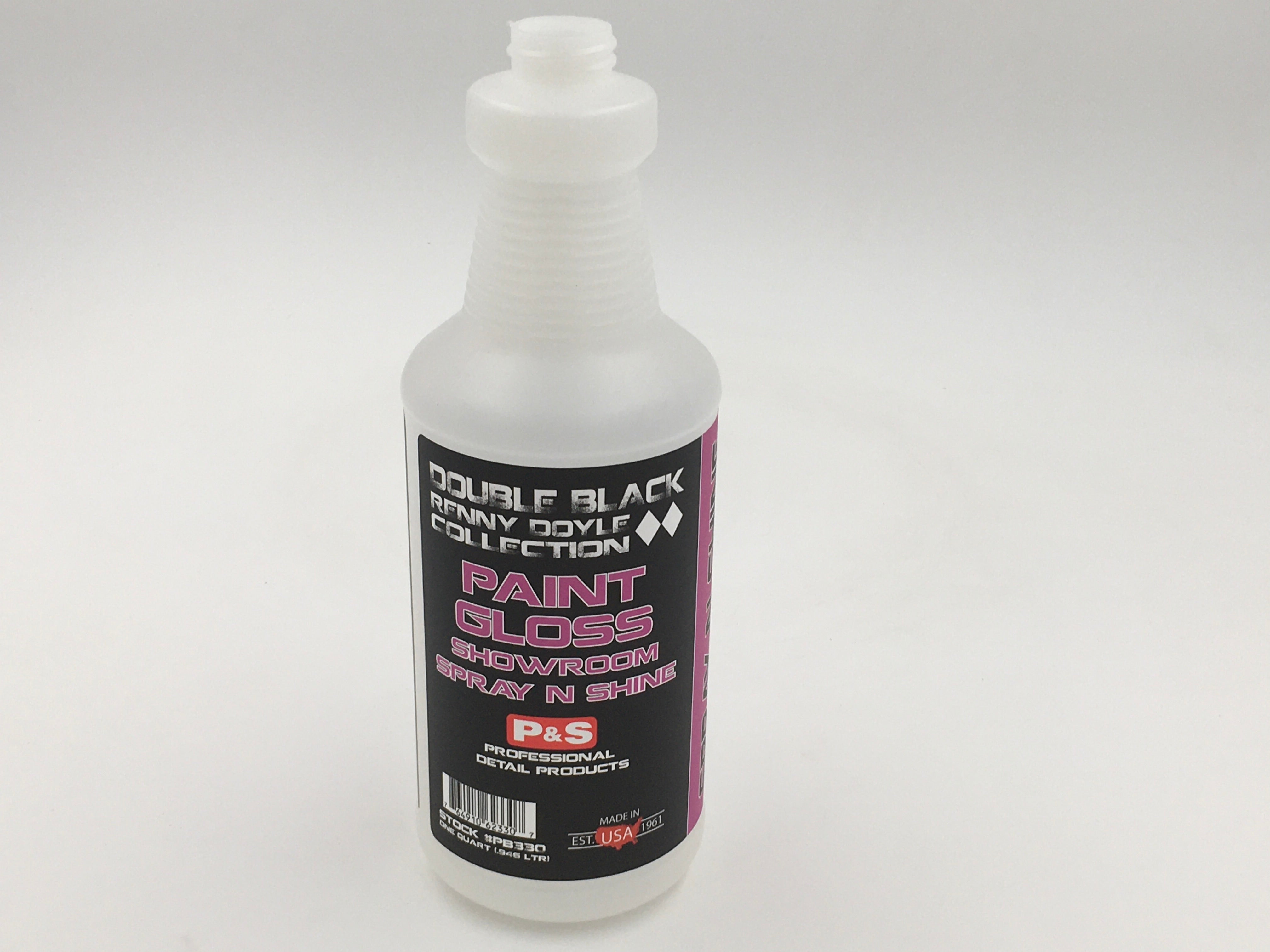 P&S Paint Gloss empty 32 oz labeled safety bottle