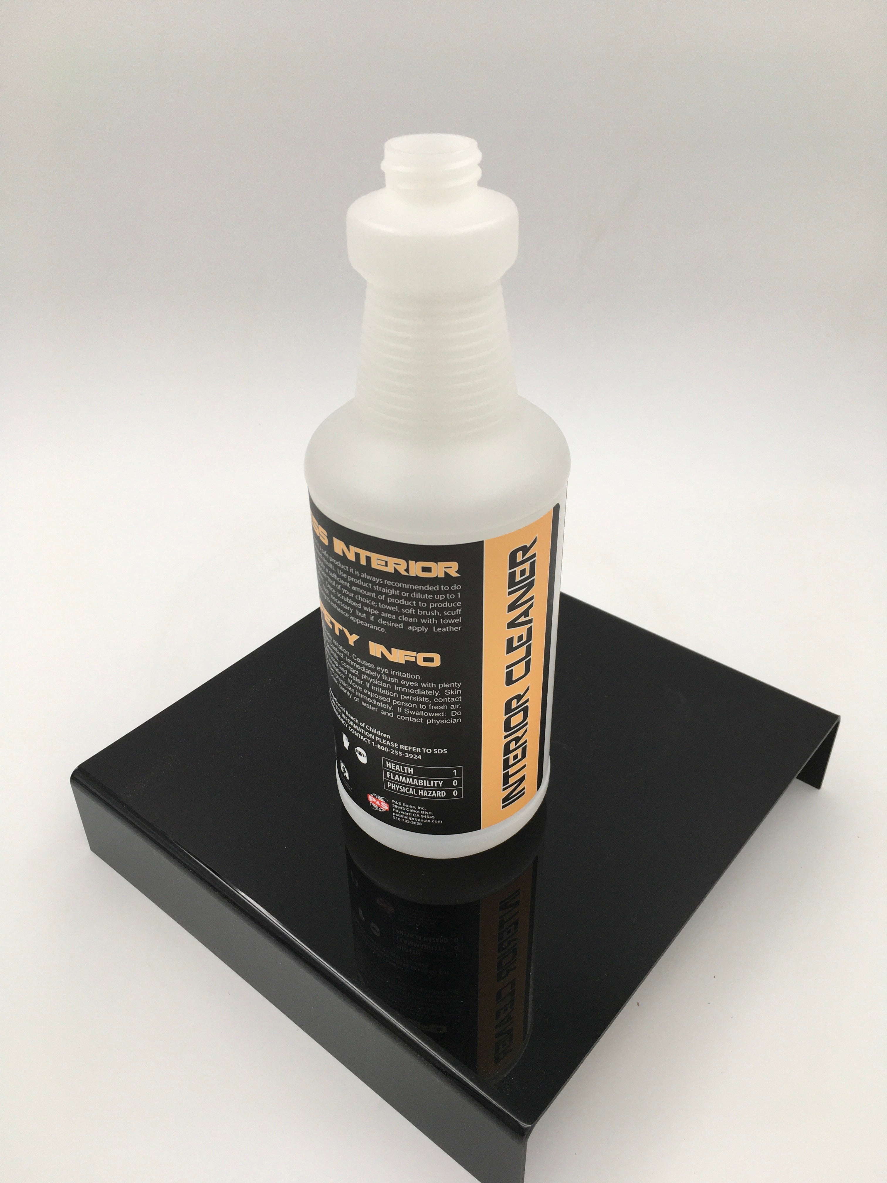 P&S Xpress Interior Cleaner empty 32 oz labeled safety bottle - additional view