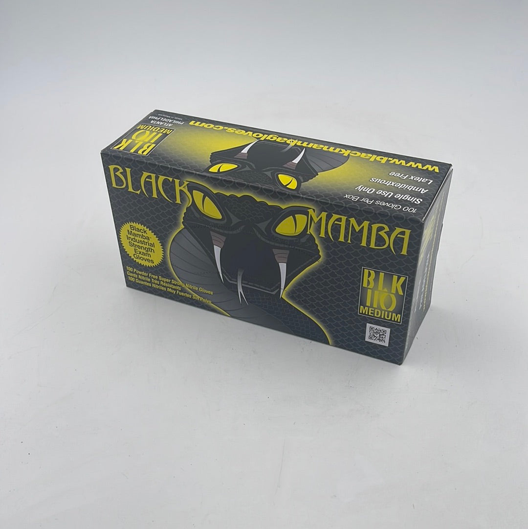 Black Mamba 6.25 Mil Nitrile Gloves- Medium