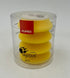RUPES Yellow Fine Foam Polishing Pad 50-70 mm (2-3 inch) 4-Pack for RUPES paint correction and detailing workflows