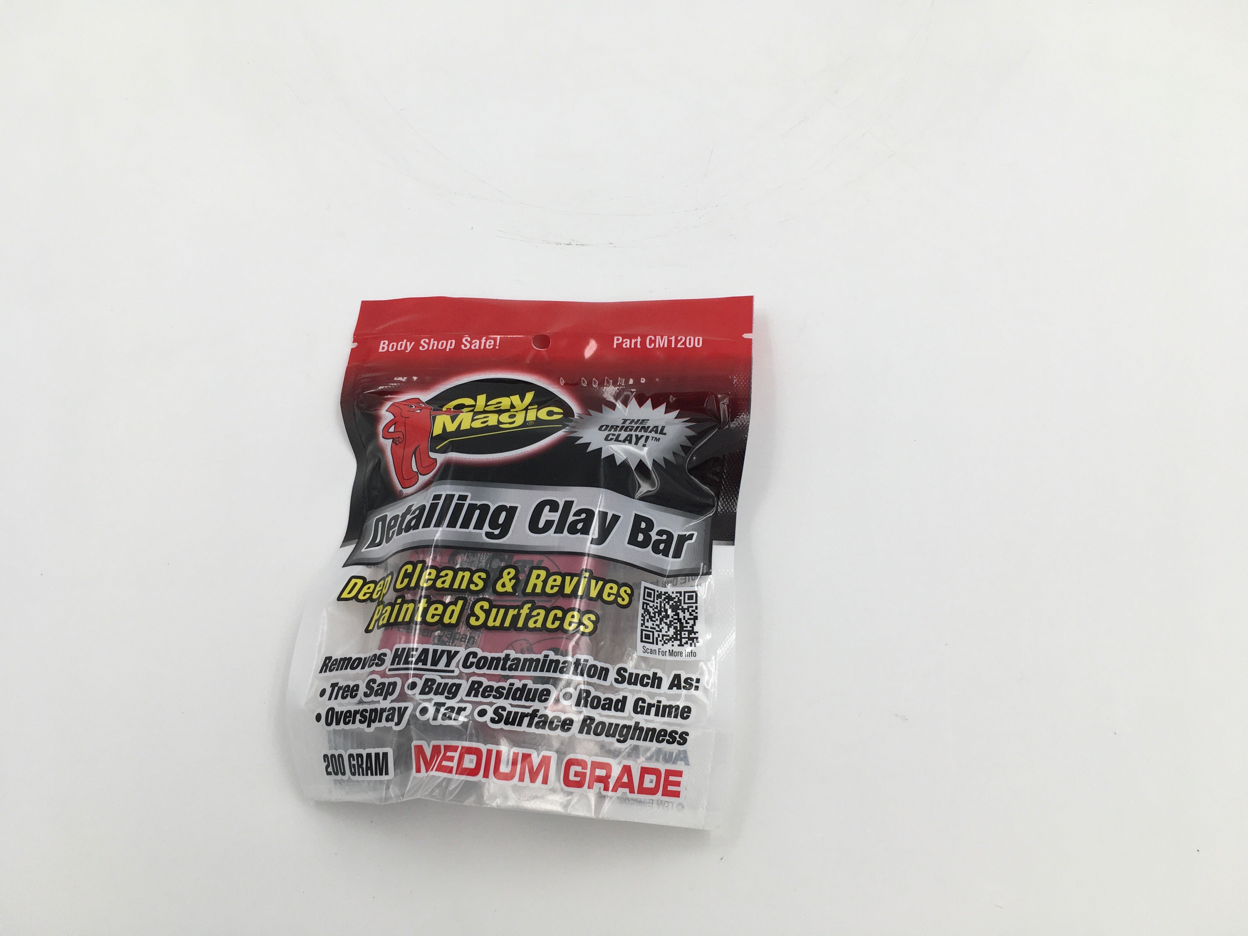 ClayMagic Red Medium grade bar 200 gram