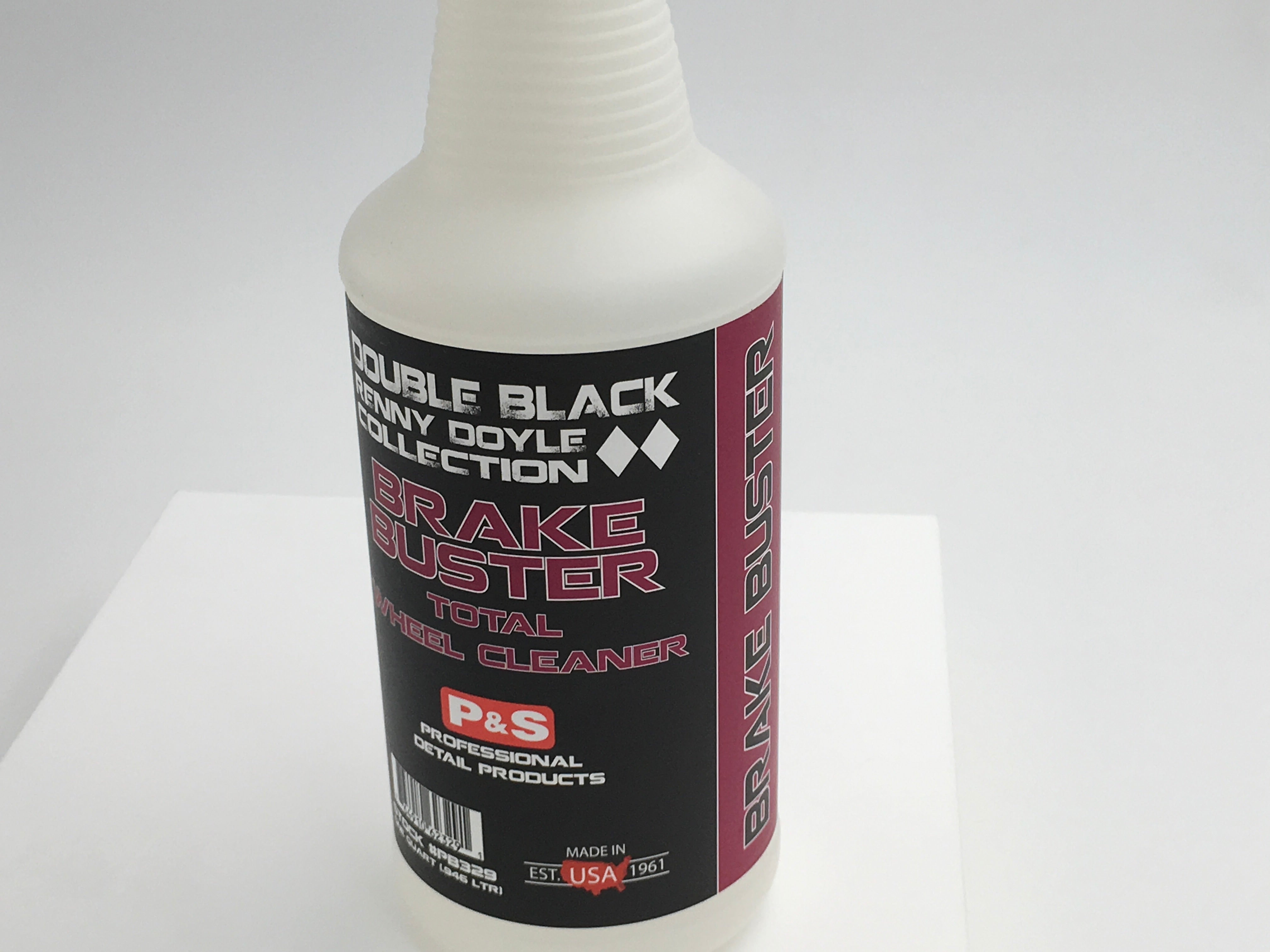 P&S Brake Buster empty 32 oz labeled safety bottle