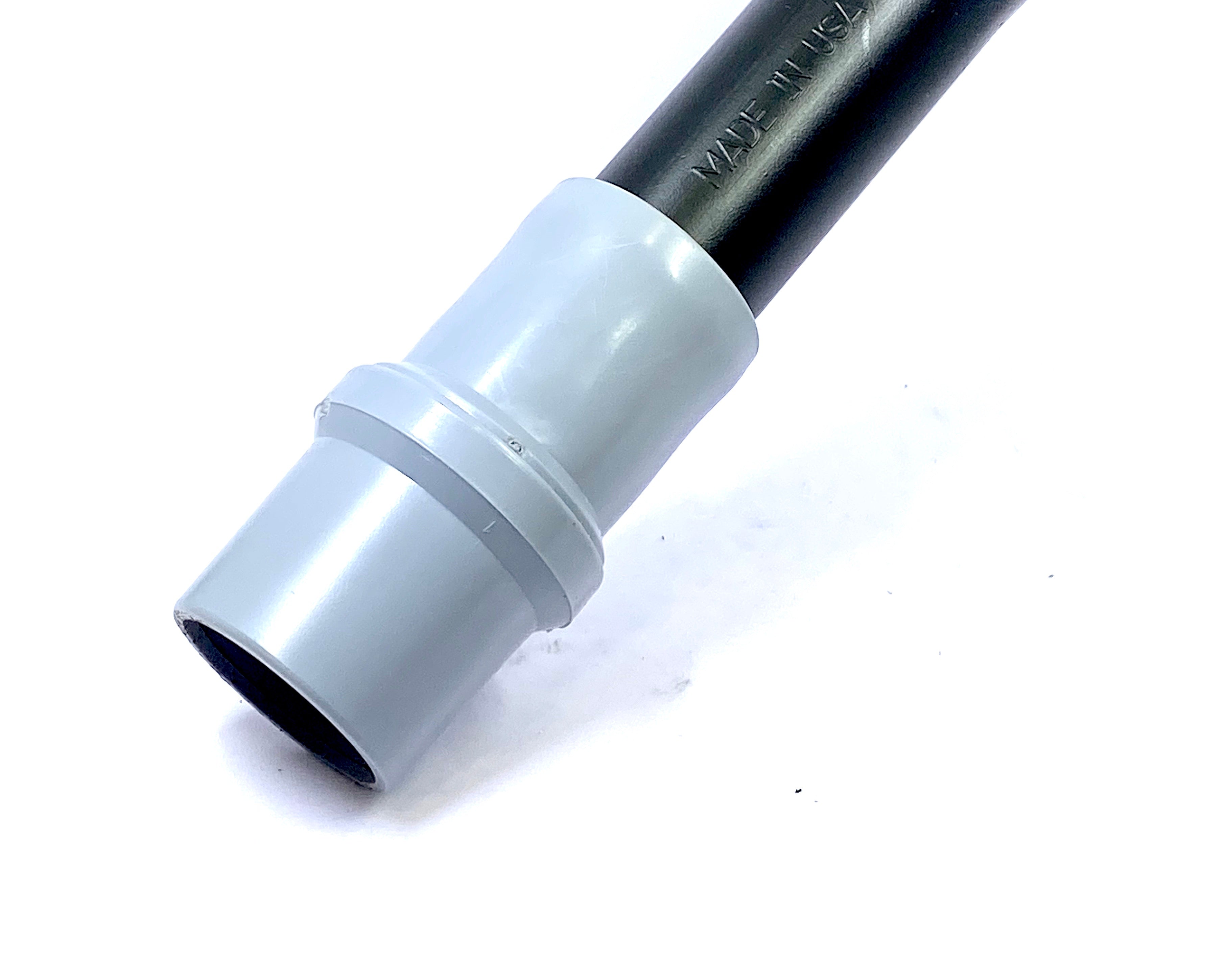 The Swivel Cuff Adapter makes using your Buff Brite tools easier and more comfortable than ever. It adapts any 1.25" (32 mm) inside diameter hose to accept