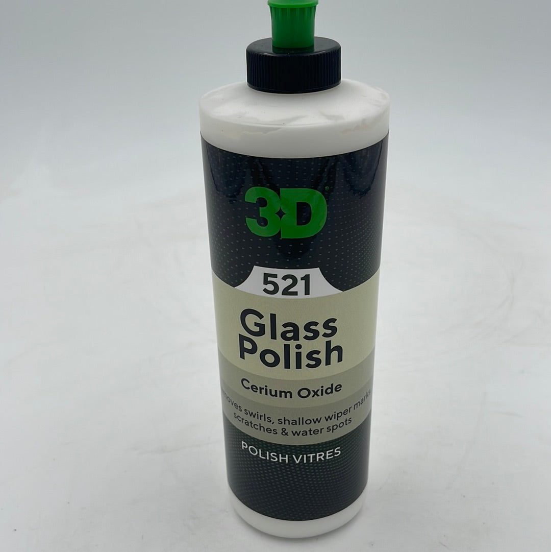 3D Glass Polish 16 oz - front product view