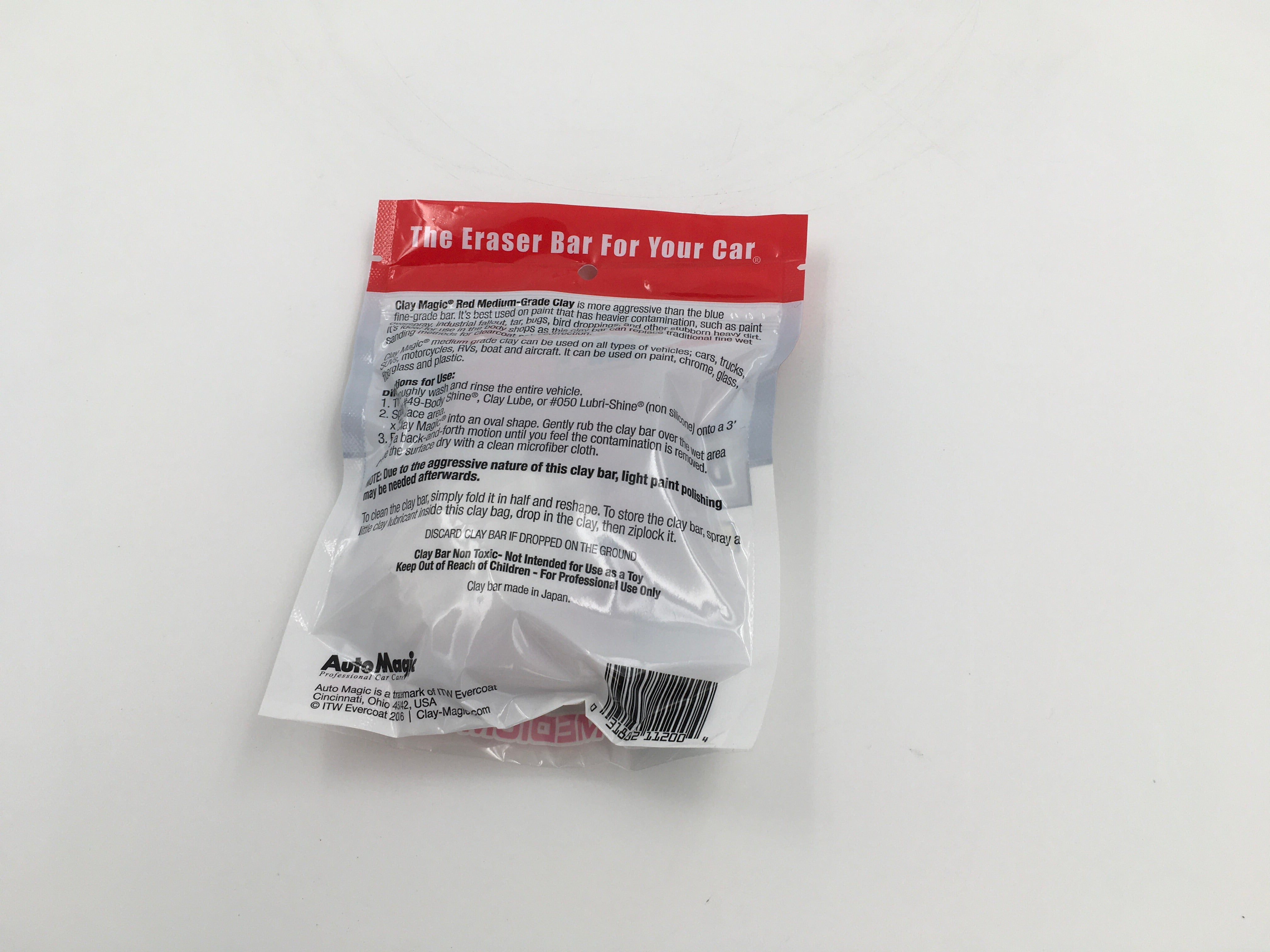 ClayMagic Red Medium grade bar 200 gram