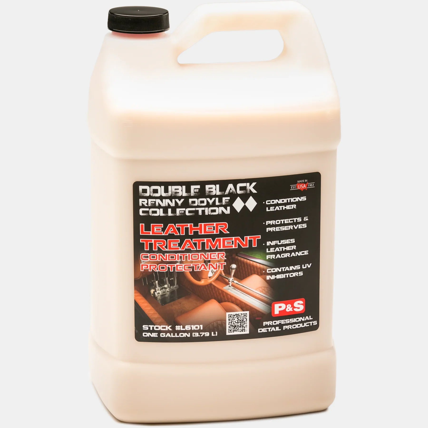 P&S Detailing Products P&S LEATHER TREATMENT GALLON in use - professional detailing application
