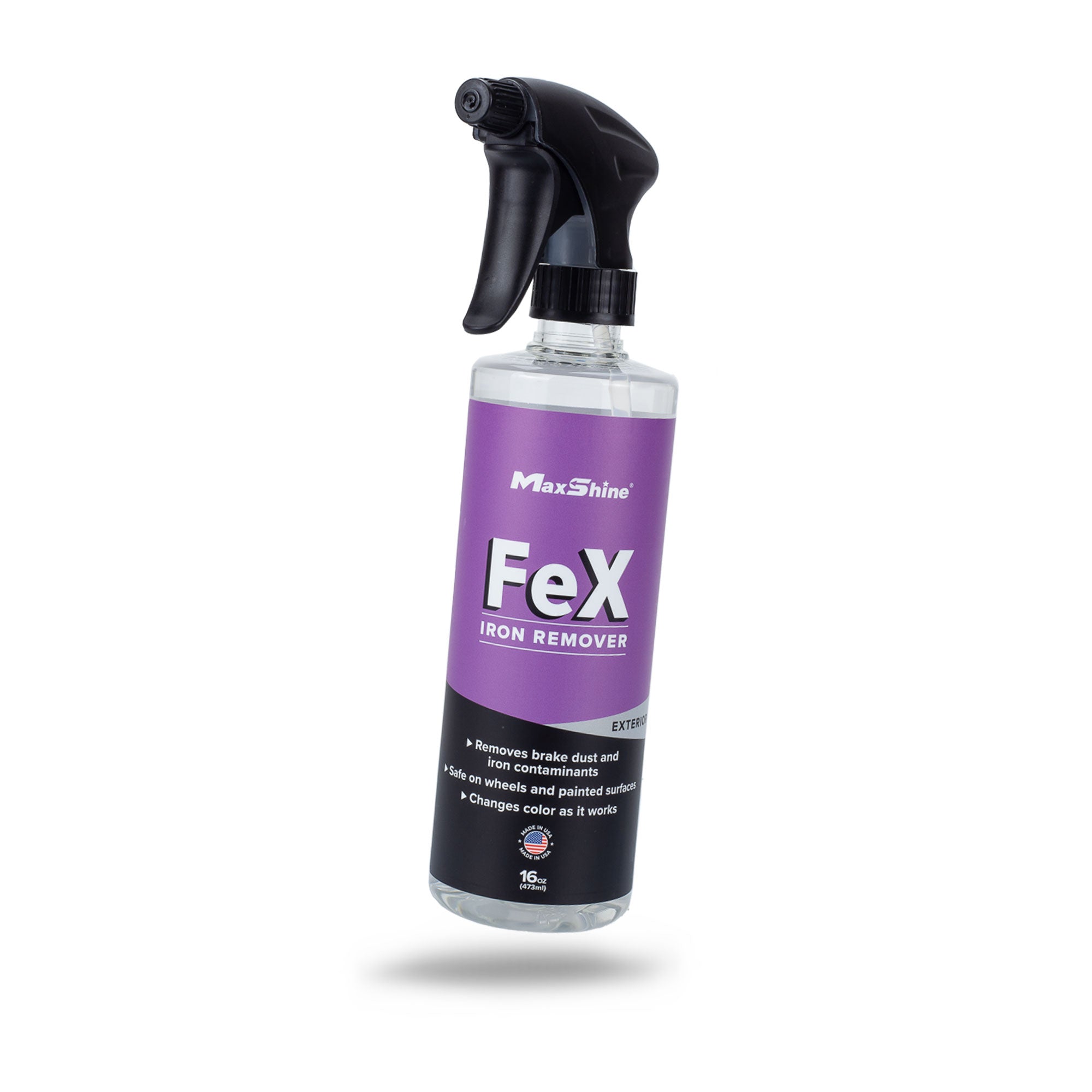 Maxshine Wheel Cleaner | FeX Iron Remover - 16oz - iron-removing wheel cleaner for brake dust removal