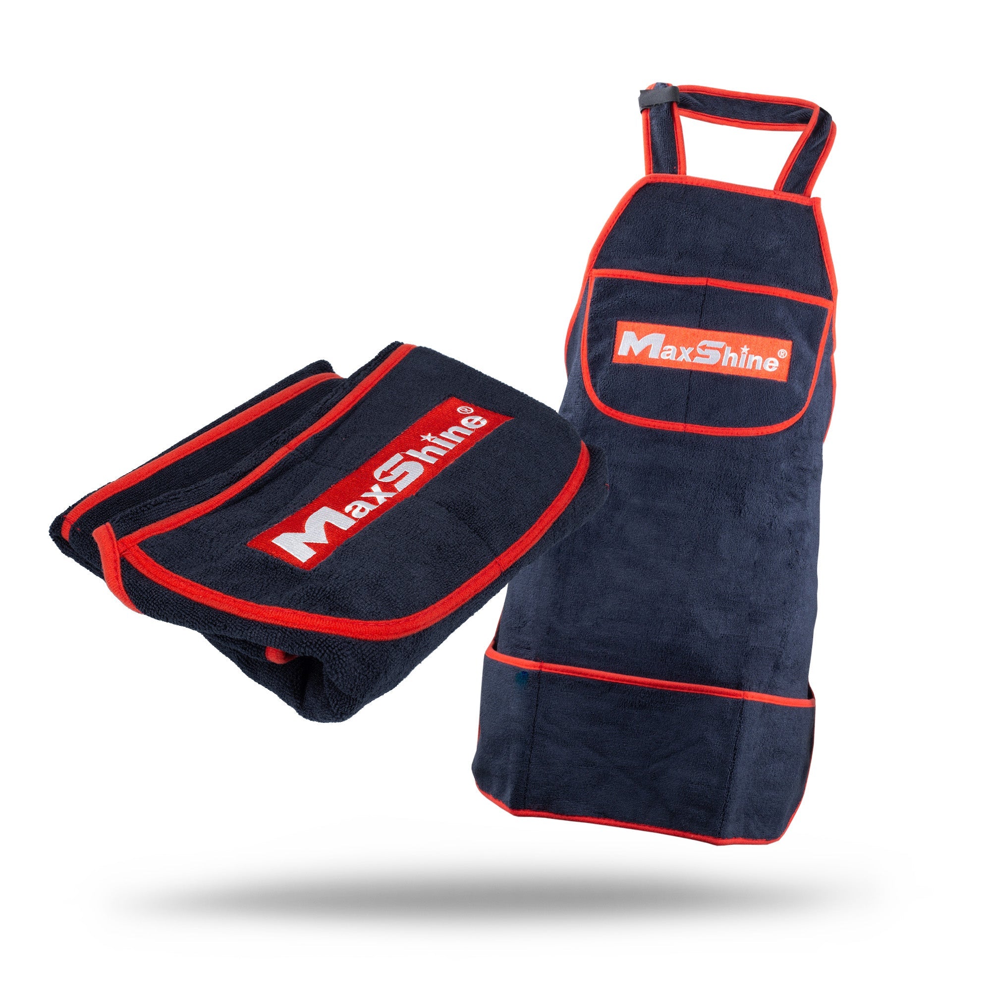 Maxshine Detailing Apron - 330GSM Microfiber - premium car wash shampoo for auto detailing