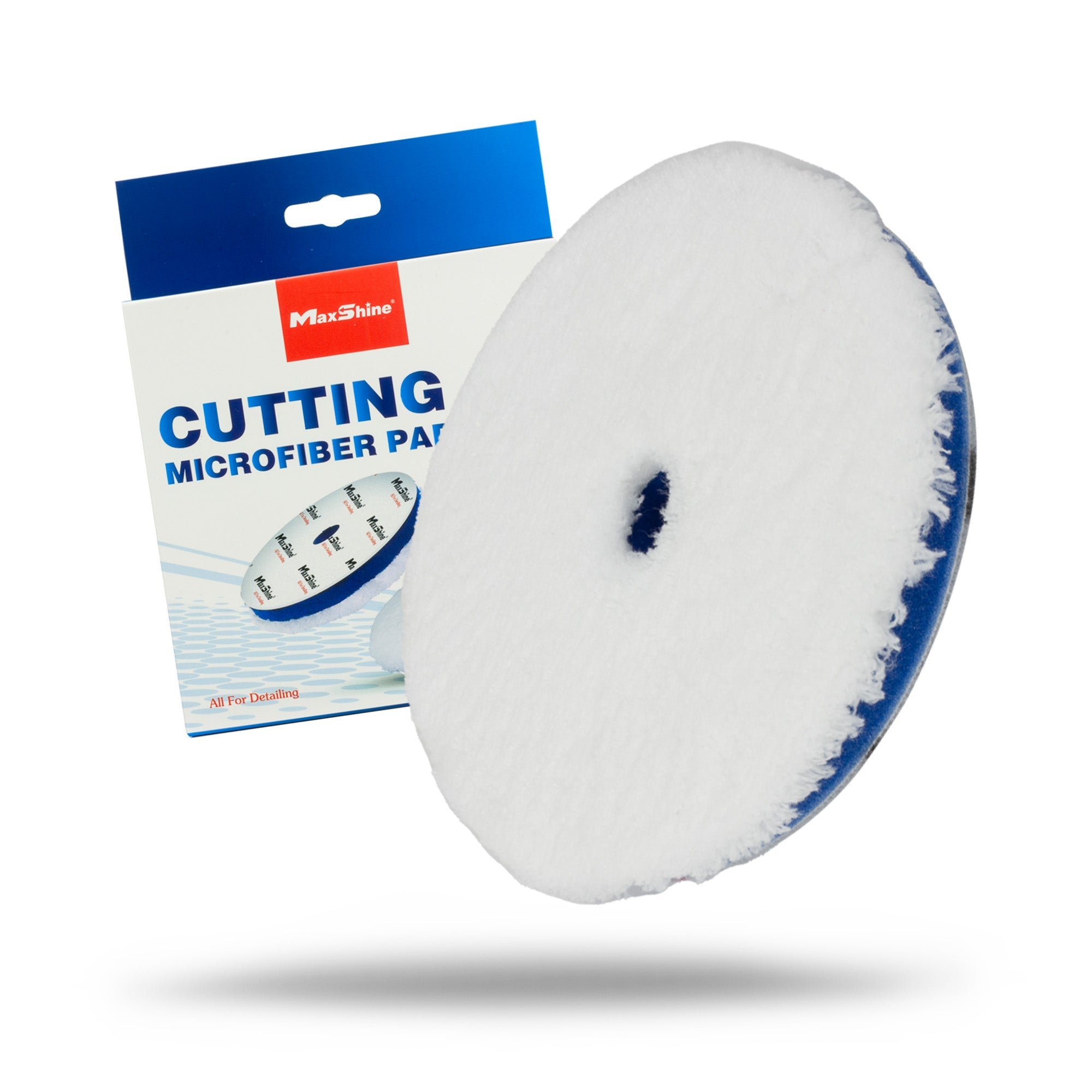 Maxshine Microfiber Pads - 3in, 5in, 6in - foam polishing pad for paint correction