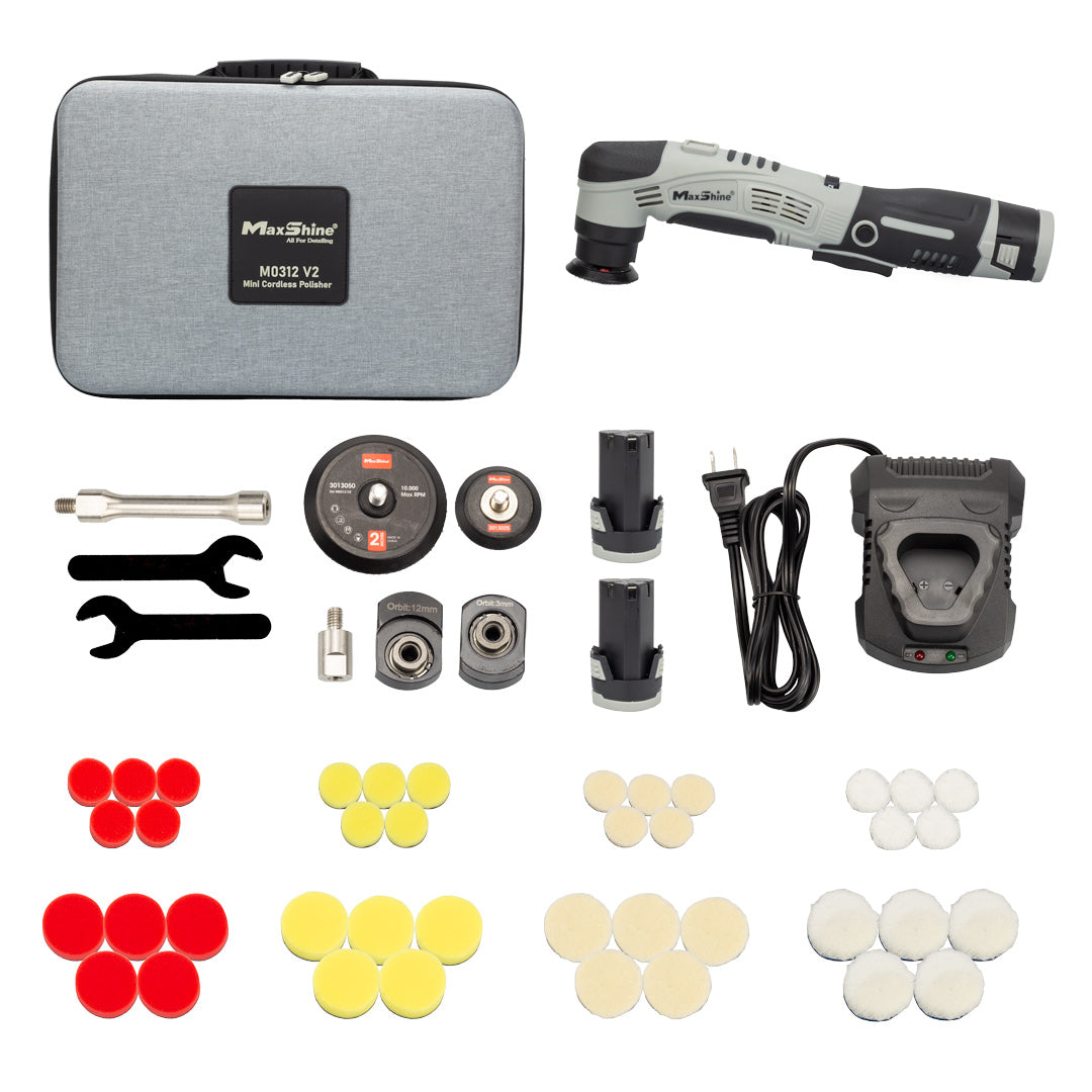 Cordless Dual Action Polisher Maximizing Mobility, Super Lightweight, Hybrid The Cordless Dual Action Polisher gives you full mobility to polish tight areas