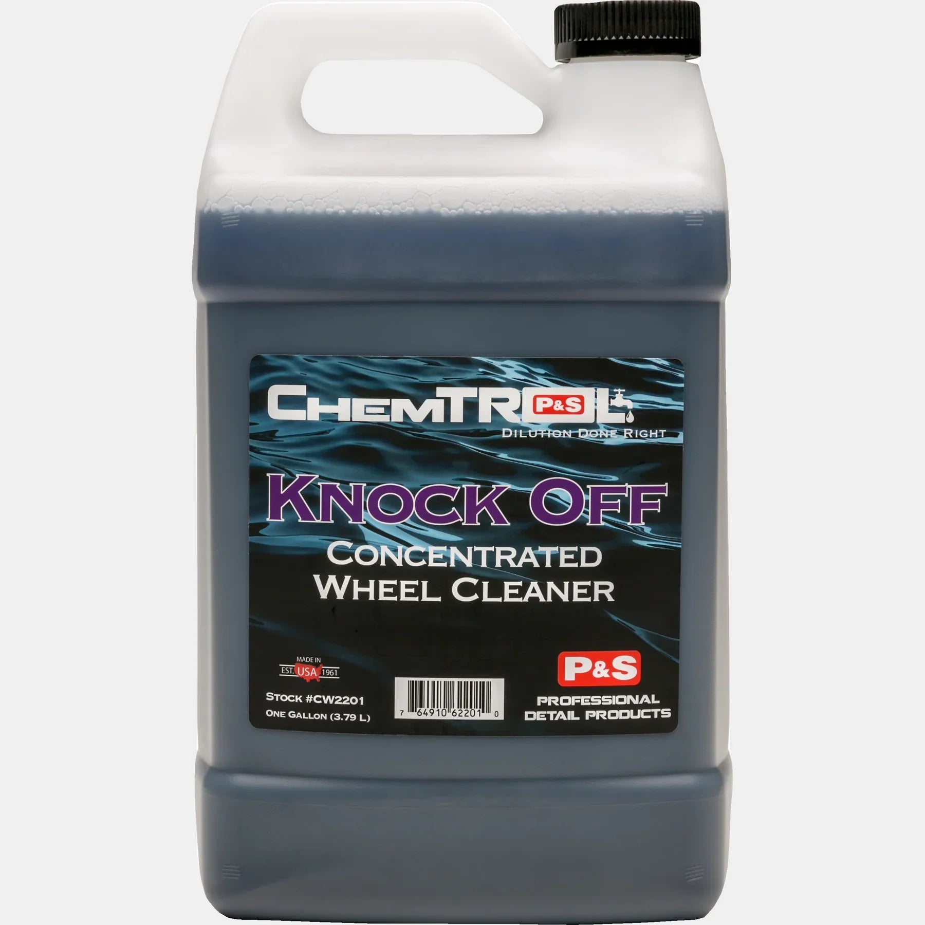 P&S Detailing Products P&S KNOCK OFF WHEEL CLEANER GAL in use - professional detailing application