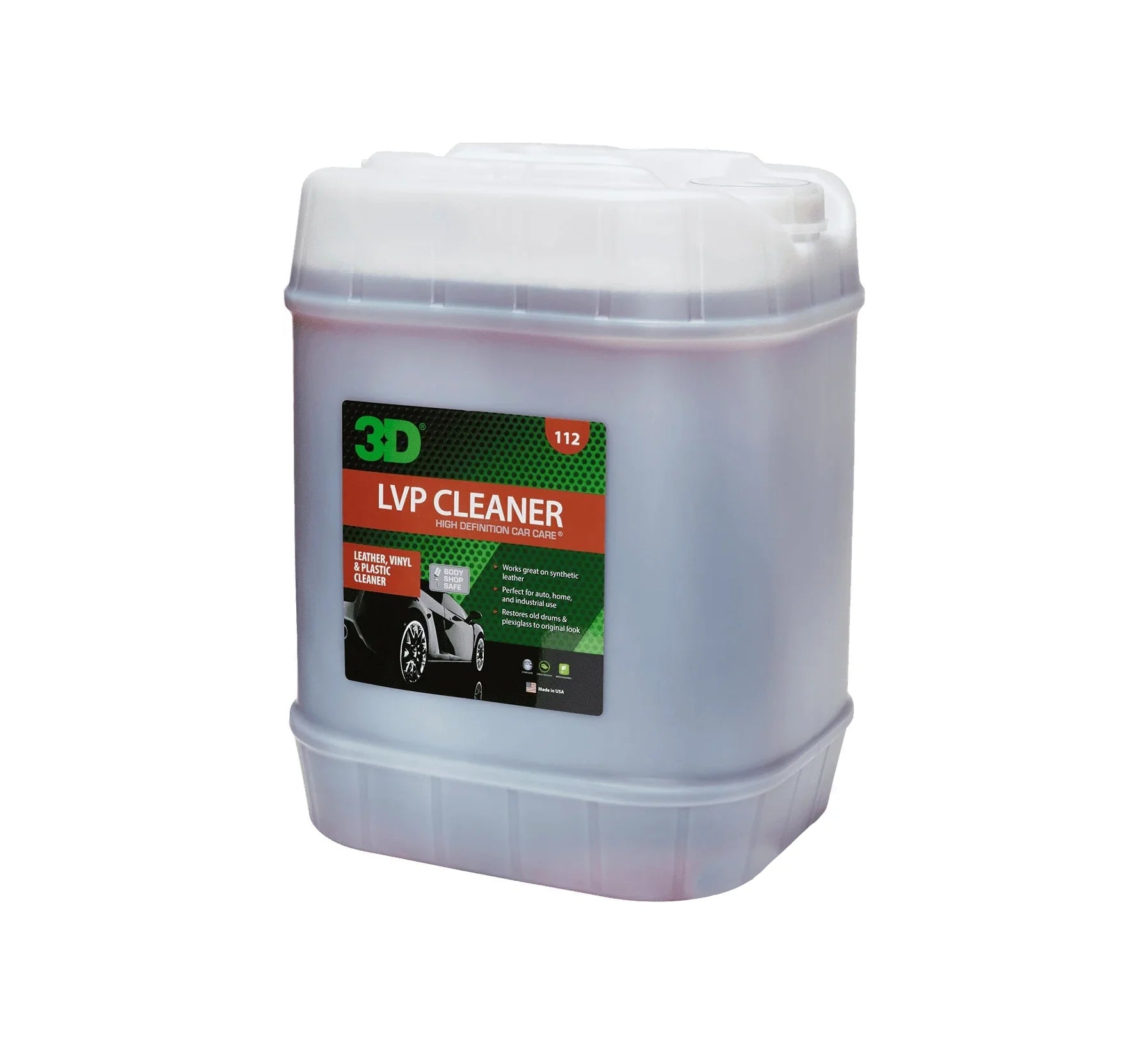 3D Car Care 3D LVP CLEANER 5 GALLON - all-purpose interior cleaner for auto detailing