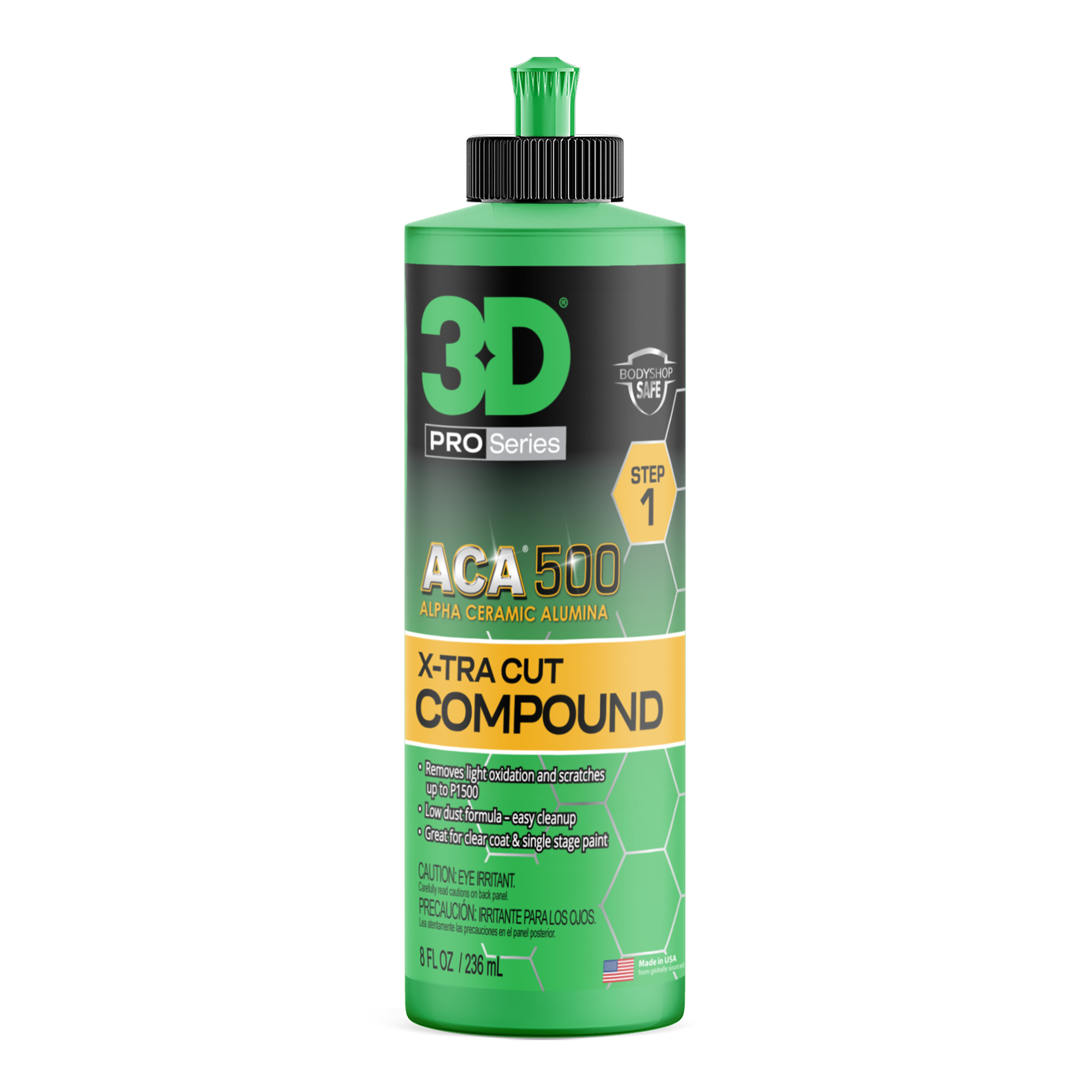 3D ACA 500 X-TRA Cut Compound 8 oz - manufacturer product image