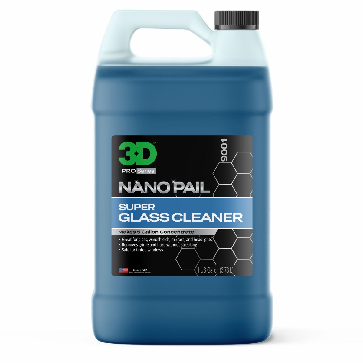 3D Super Glass Cleaner Concentrate 1 Gallon - manufacturer product image