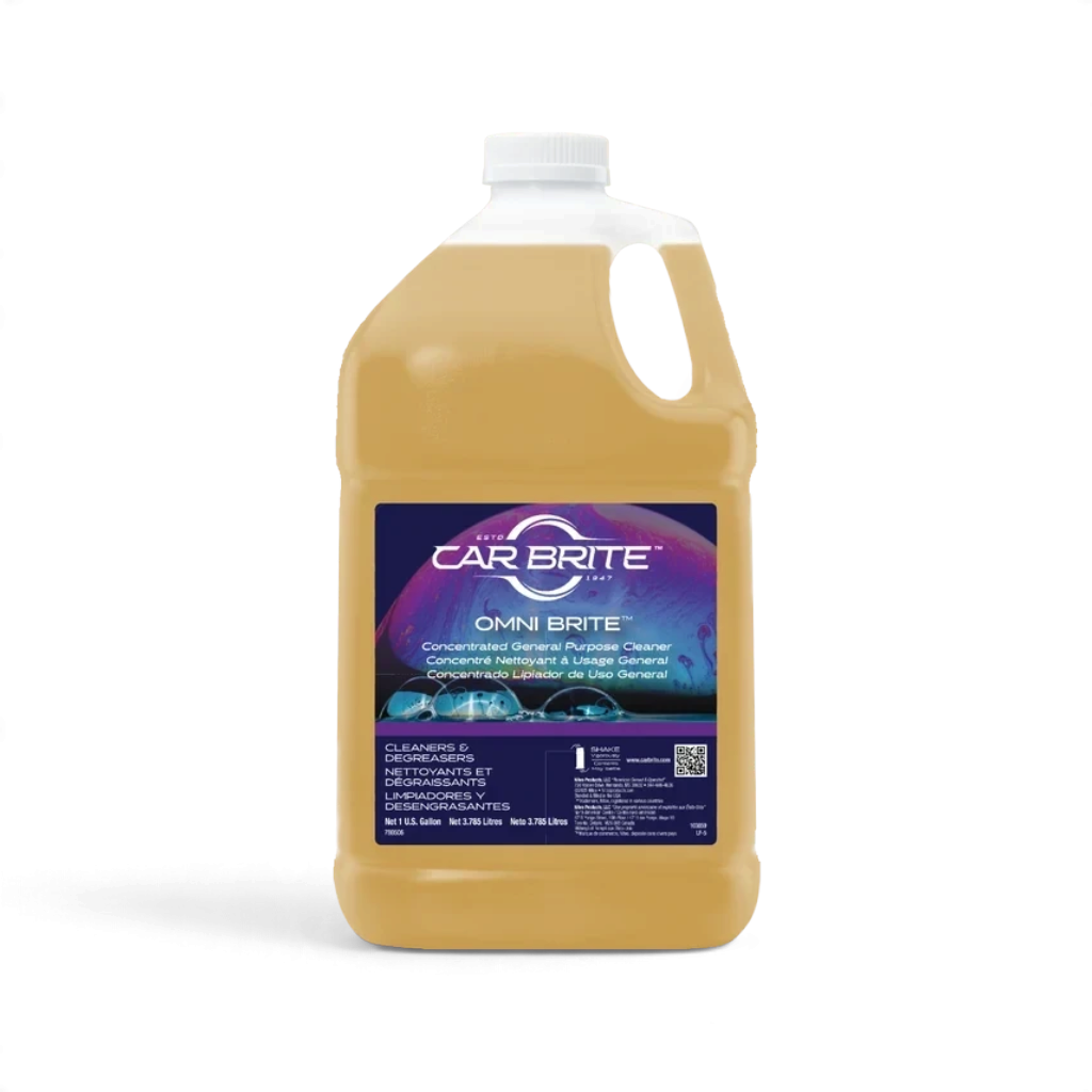 That Detail Shop Car Brite Omni Brite one gallon concentrated all-purpose cleaner in a translucent plastic jug