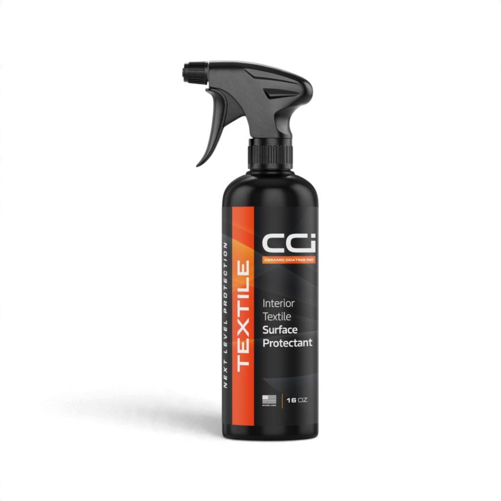 That Detail Shop CCI Textile Protectant 16 oz spray bottle for interior fabric stain and dye transfer protection