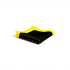 That Detail Shop black and yellow microfiber clay towel with advanced polymerized rubber surface for paint decontamination.