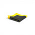 That Detail Shop TDS Clay Towel, a 12x12 inch microfiber towel with a black polymerized rubber surface and yellow trim for paint decontamination.
