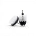 That Detail Shop TDS DBK Drill Brush Kit, white and black detailing brushes with metal attachments for drills.