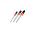 That Detail Shop Exterior Brush Set with black bristles and grey handles with orange accents. Set of 3.