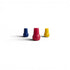 That Detail Shop set of three foam cannon metering tips in blue, red, and yellow.