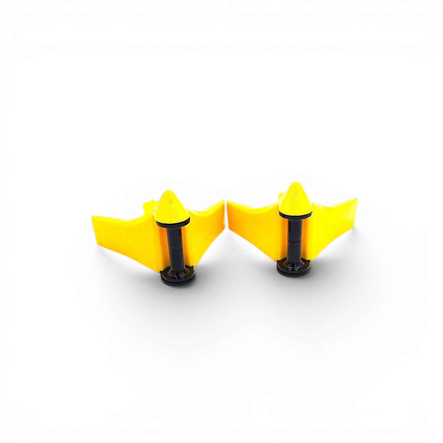 That Detail Shop yellow plastic hose guides, 2-pack, for car detailing and pressure washing.