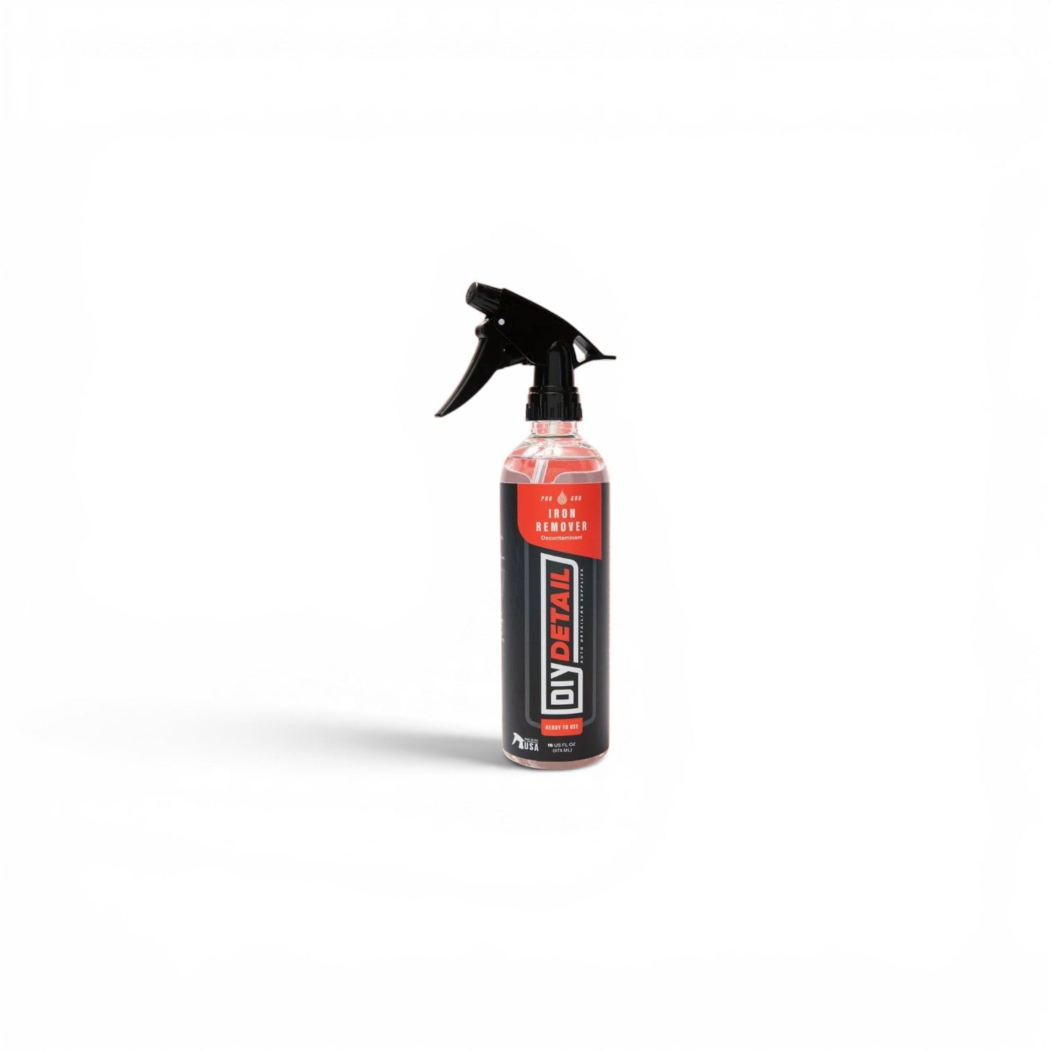 That Detail Shop DIY Detail Iron Remover T3 16 oz spray bottle for car paint and wheel decontamination.