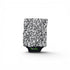 That Detail Shop high-pile microfiber wash mitt in black and white with green logo, features elastic cuff for secure fit.