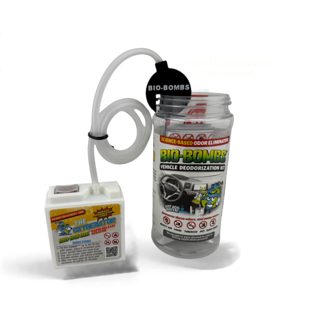 That Detail Shop Oxygenator Aerator with tubing and pump for accelerating chlorine dioxide gas release in VDK systems.