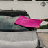 That Detail Shop pink microfiber drying towel with gray accents, 1400 GSM, 20x30 inches, for car detailing.
