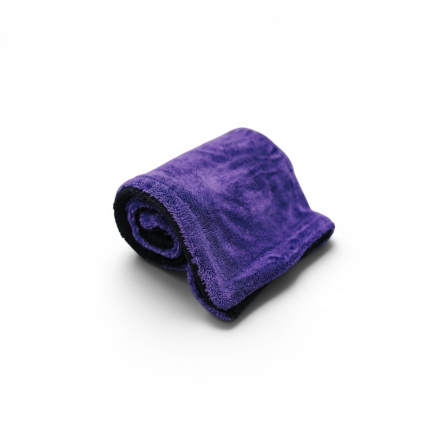 That Detail Shop purple and black dual twisted-loop microfiber drying towel, 1600 GSM, 20x30 inches