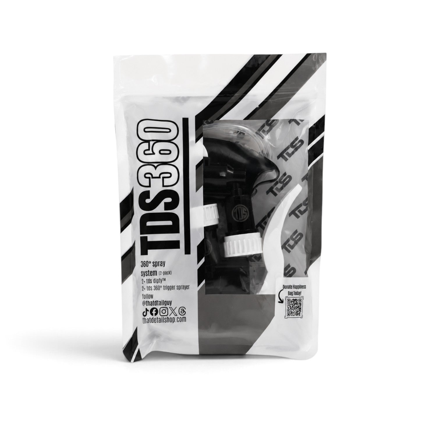That Detail Shop TDS 360 universal trigger sprayer 2-pack in branded packaging for detailing chemicals.