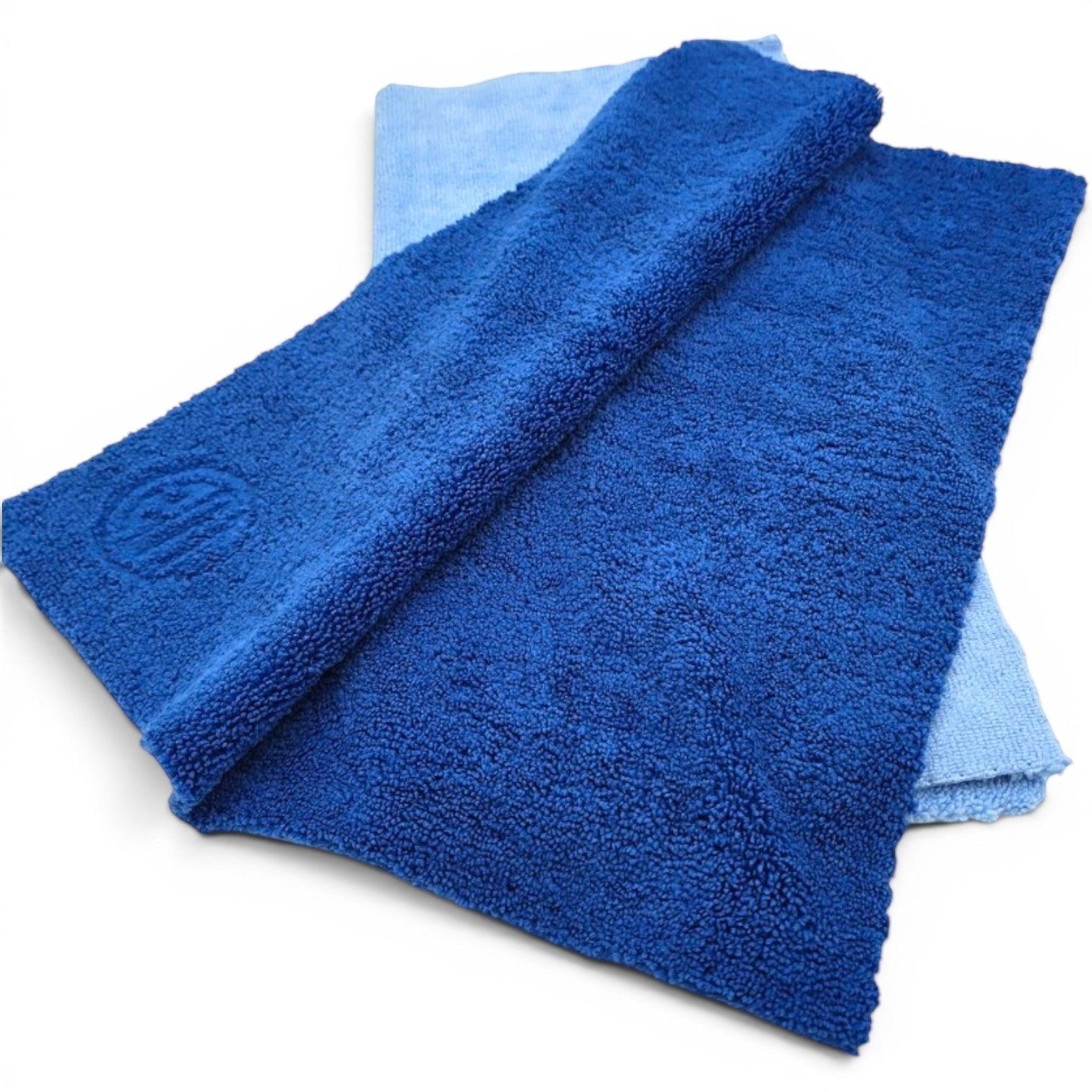 That Detail Shop TDS 400 UT blue micro-chenille wash mitt with elastic cuff